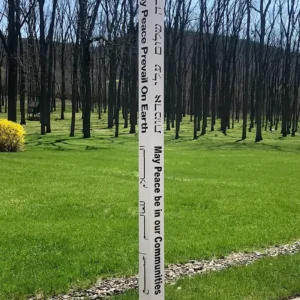 8 Language Peace Pole