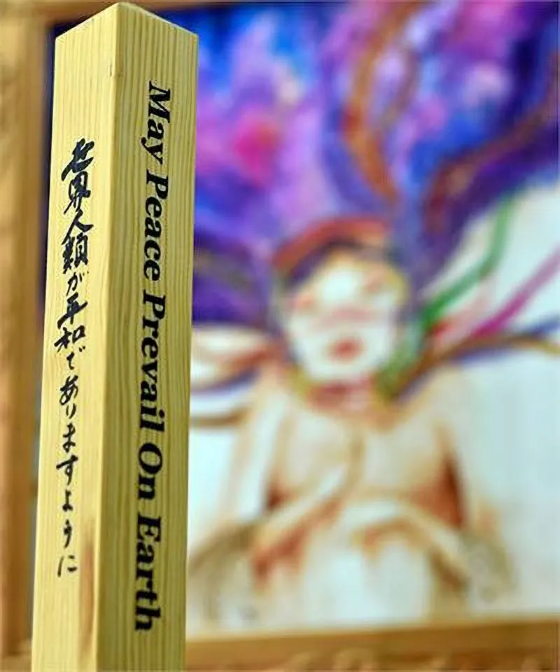 8 inch Desktop Peace Pole MAIN